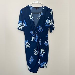 Banana Republic Navy Floral Spring and Summer dress
